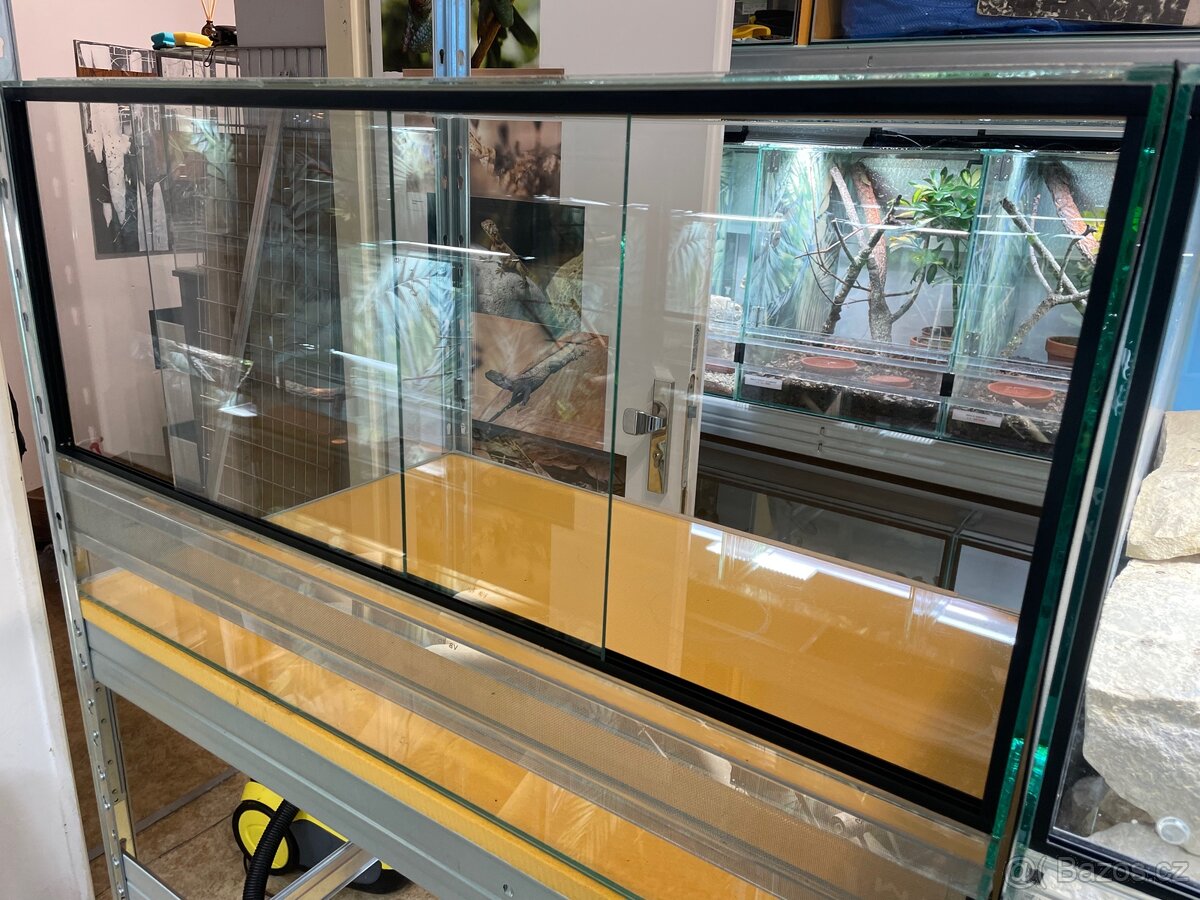 Terárium 90x60x50 celosíť - Nepoužité 2ks - 3