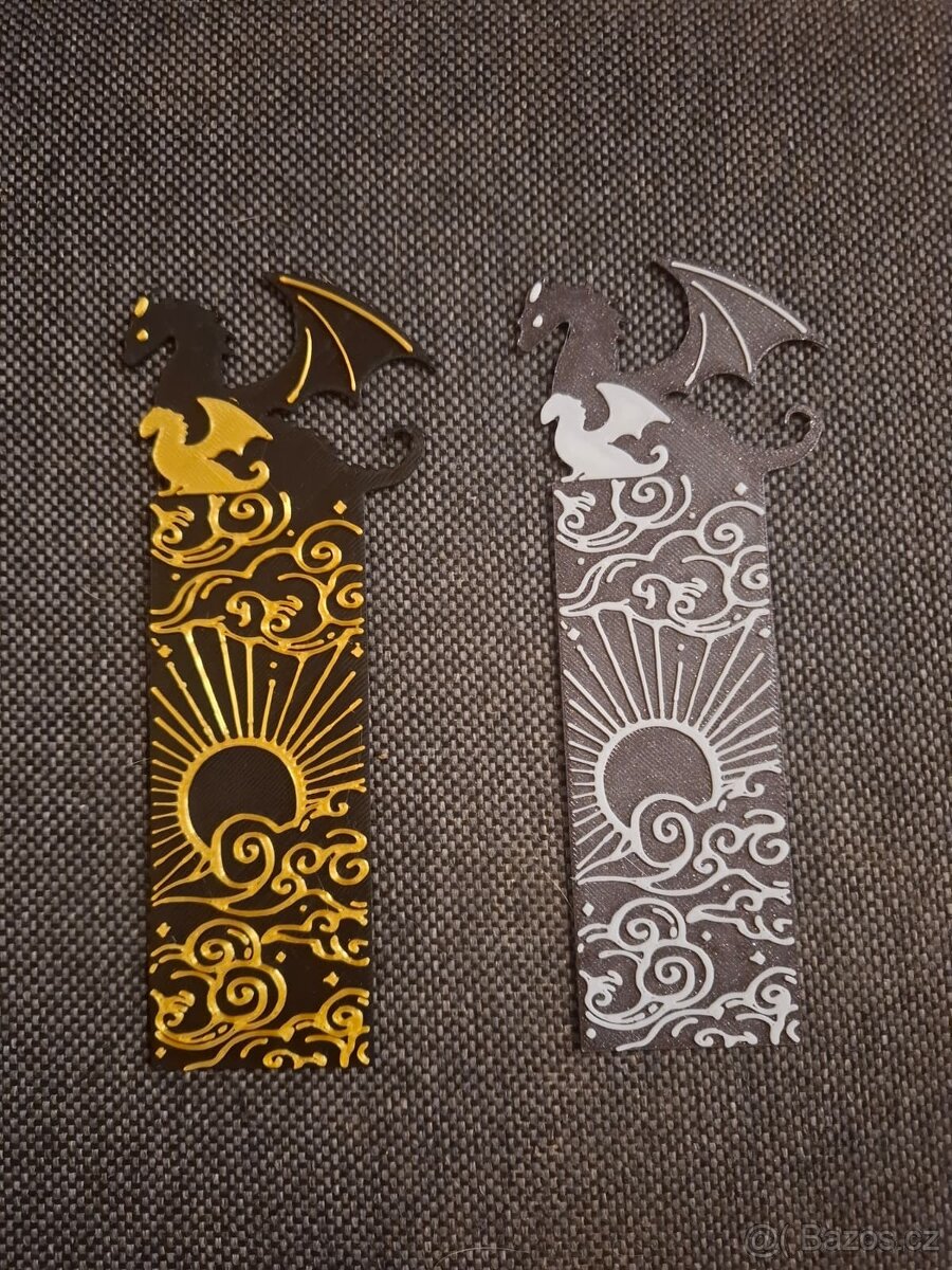 Prodám různé záložky do knih s motivy draků - 3