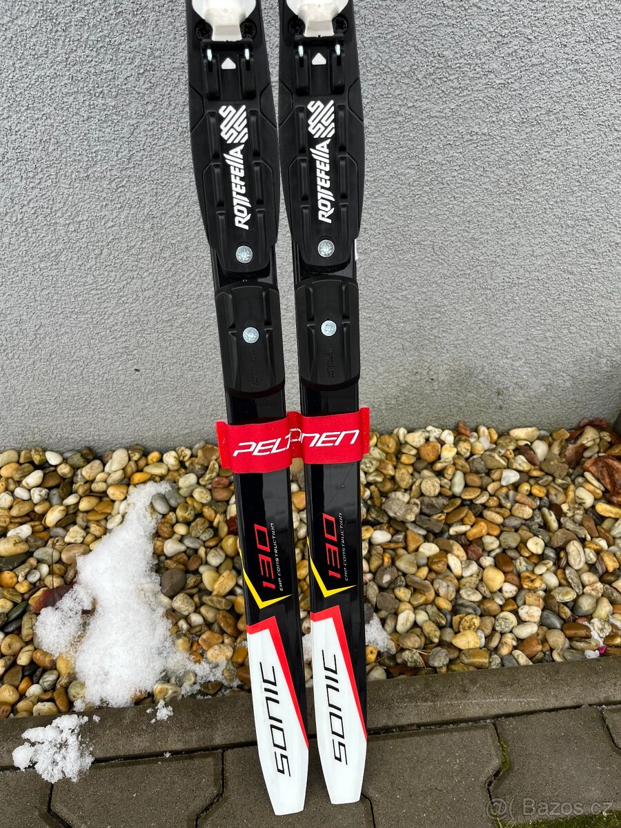 Nové dětské běžky Peltonen s vázáním - 130cm - 3