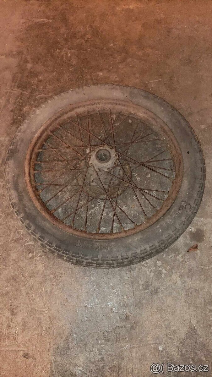 Prodám kolo na předválečný motocykl ogar standard nebo elán - 3