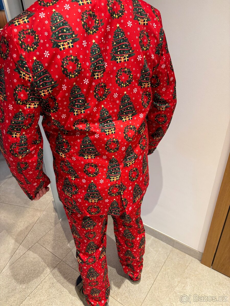 Vánoční oblek s košilí - 3