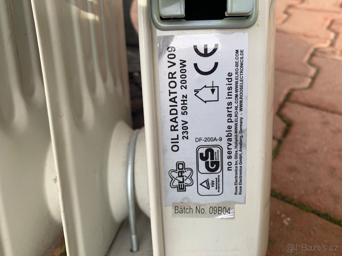 Radiátor olejový 9 žeber - 3