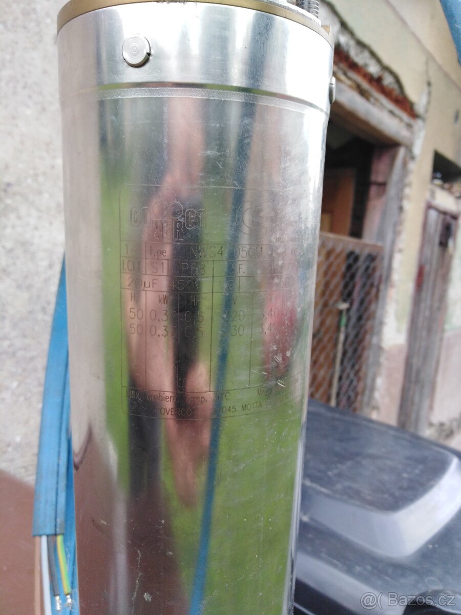 Prodám nový motor na čerpadlo do vrtu Coverco. - 3