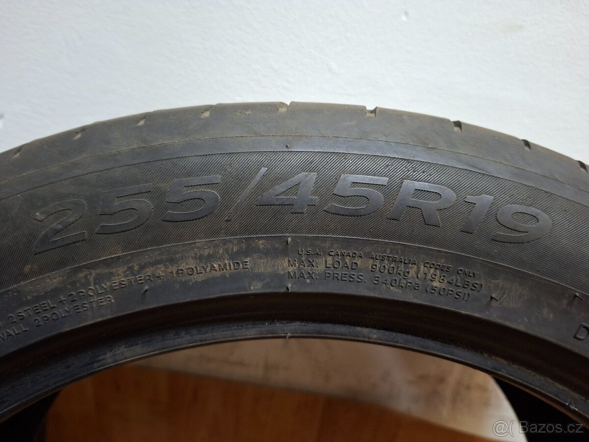 Letní pneu 255/45/19 Hankook - 3