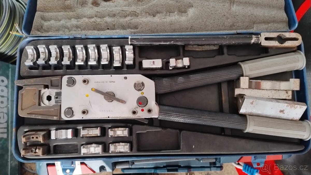 Lisovací kleště na kabelové oka a spojky - 3