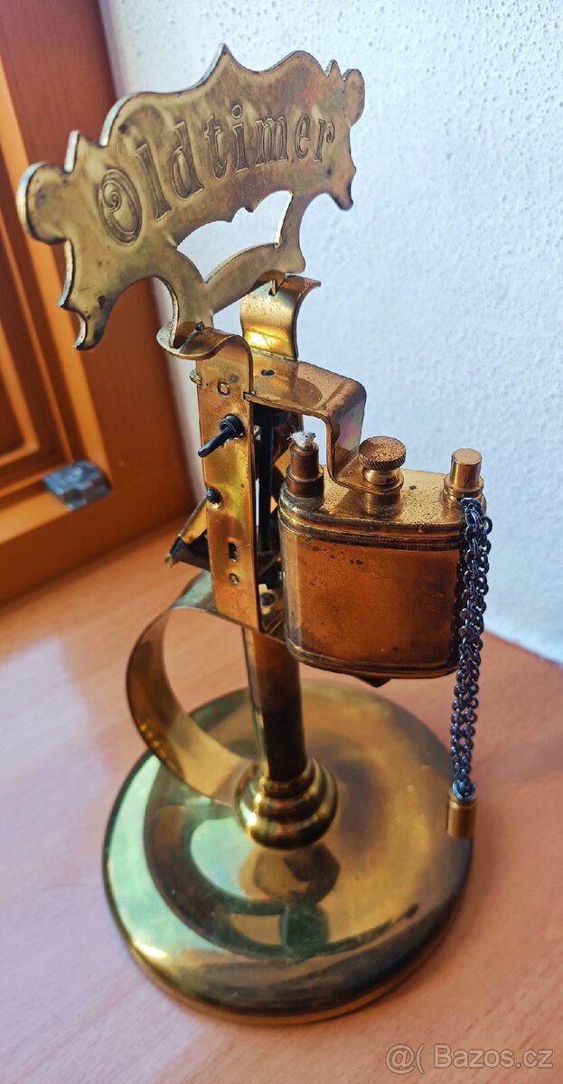 Stolní mosazný zapalovač „Oldtimer“ - 3