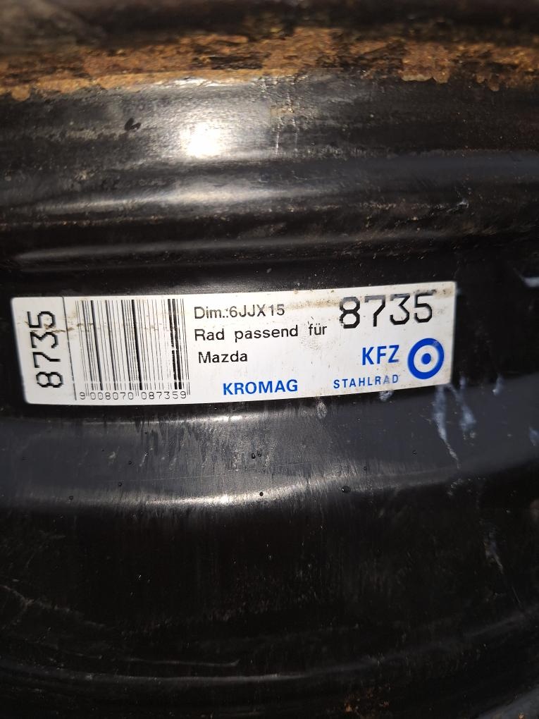 Plechy na Mazdu 15" +Rezezva - 3