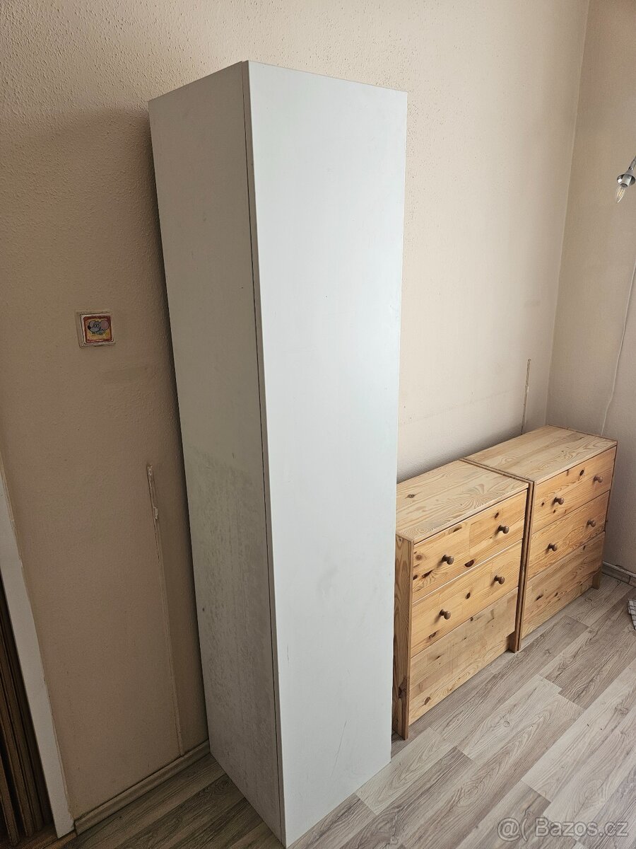 Skříň ikea s policemi 180cm, bílá - 3