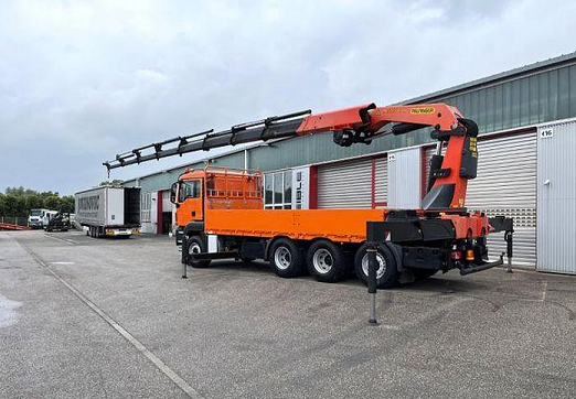 MAN TGS 35.480 8x4 - valník s hydraulickou rukou