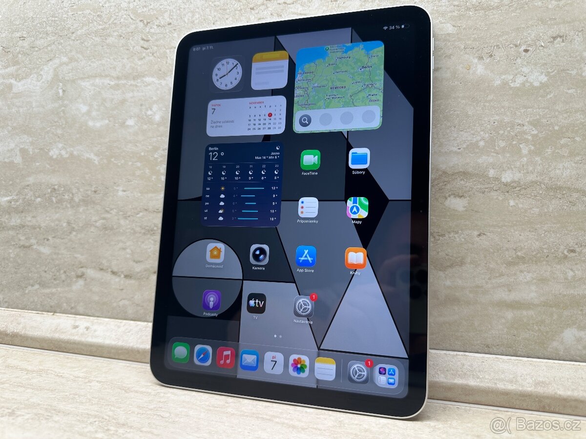 Apple iPad 10.9 (2022) 64GB Wi-Fi Silver, 100%, 0 cyklov - 3