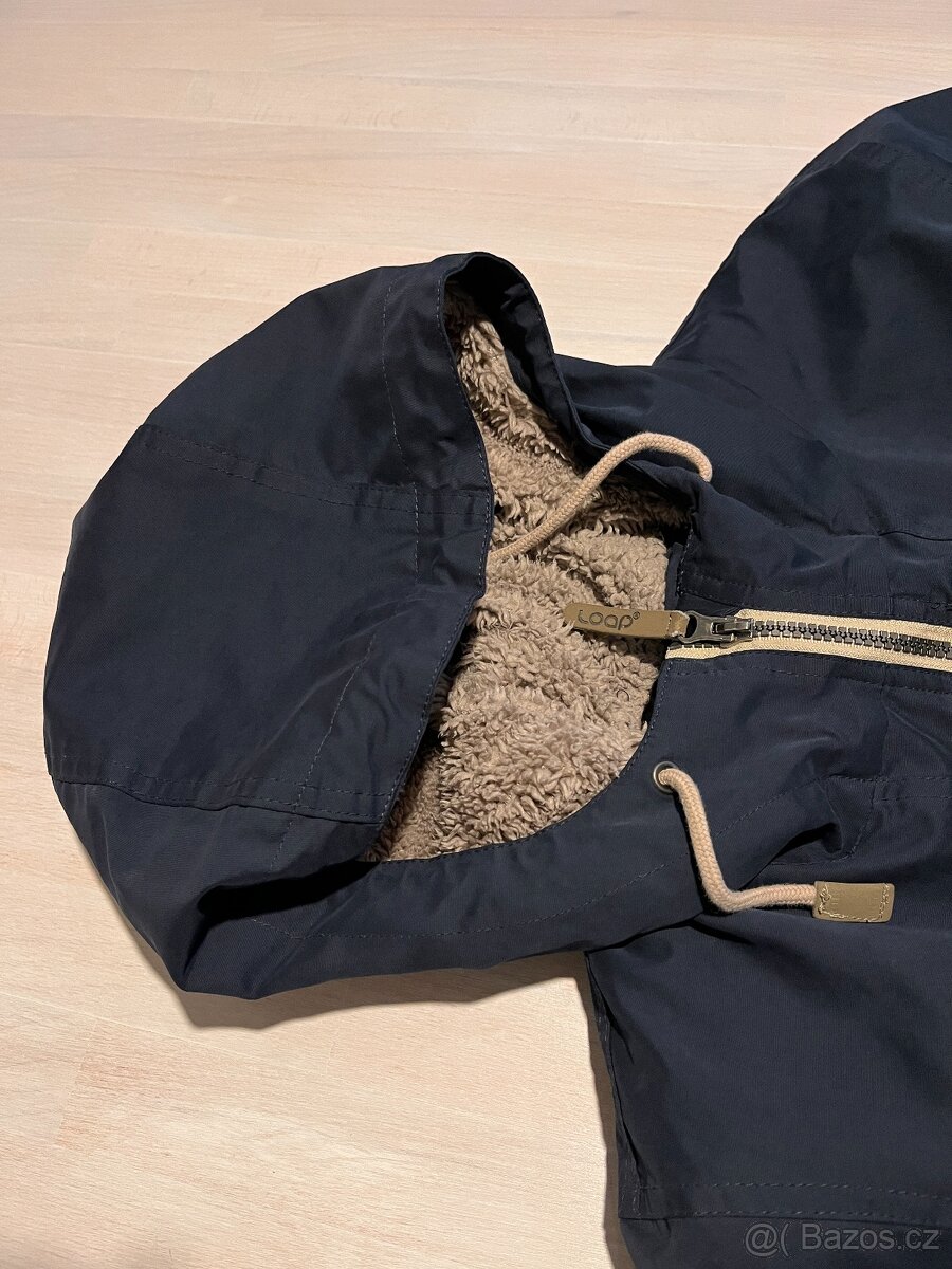 Nová Loap dlouhá budna, parka vel L Naroko modrá - 3