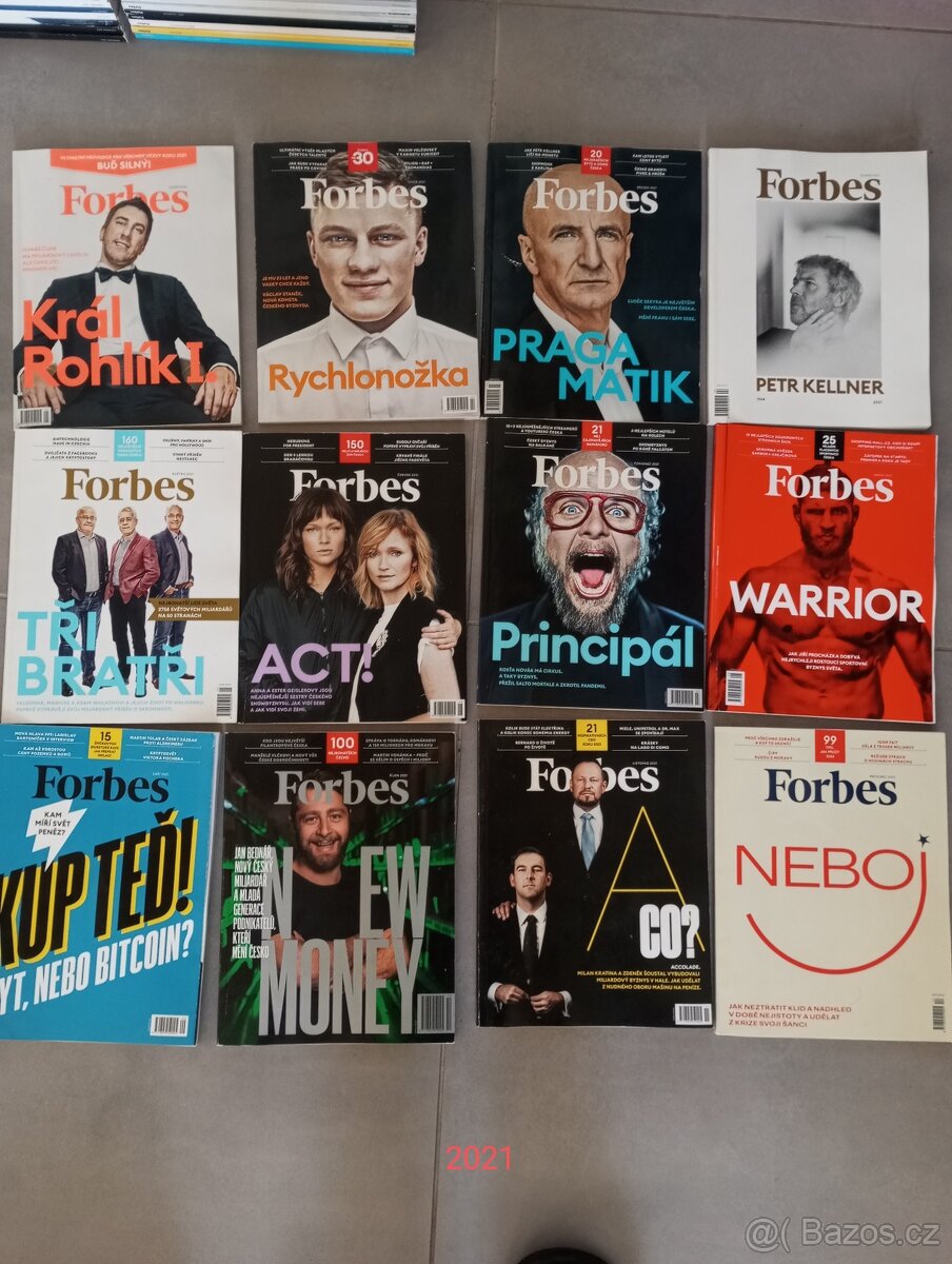 Časopisy Forbes 2015-2022 - 3