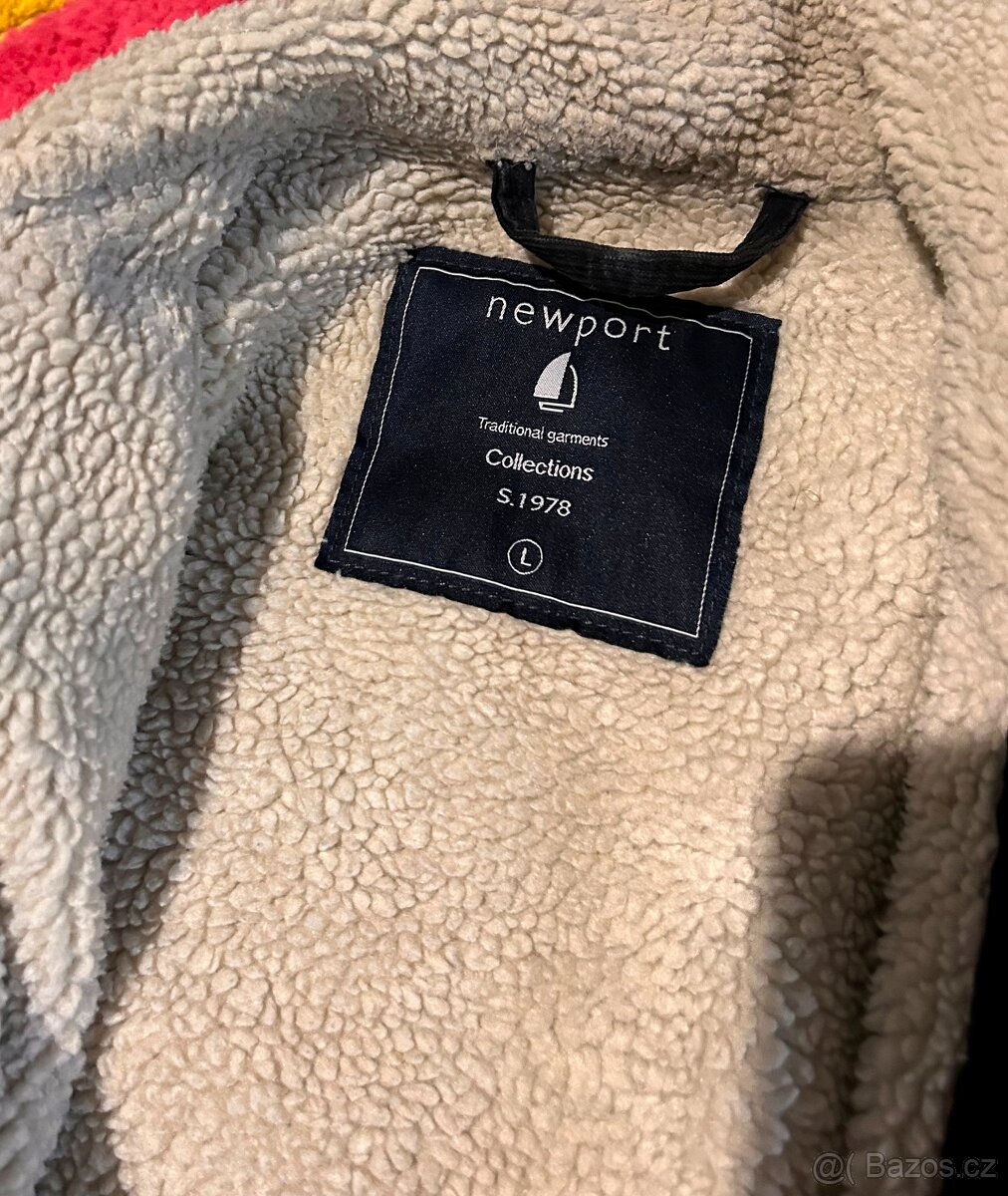 NEW PORT PÁNSKÁ ZATEPLENÁ MANŽESTR BLACK BUNDA S BERÁNKEM - 3