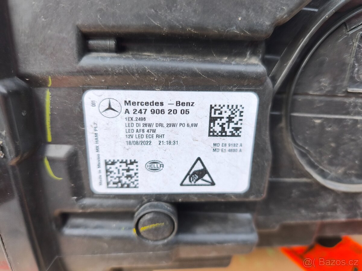 Mercedes Benz GLB W247 přední pravé LED světlo - 3