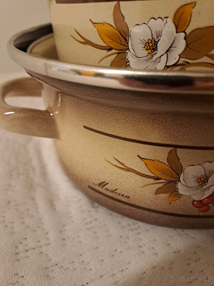 6 dílna sada smaltovaných hrnců -Madeira - 3