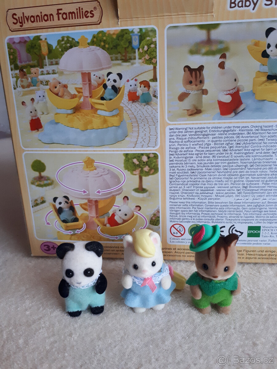Sylvanian Families Carousel - kolotoč - 3 figurky - 3