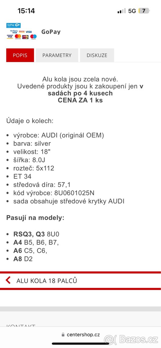 Original Audi Q3 215/60 r17 vw Tiguan škoda Karog - 3