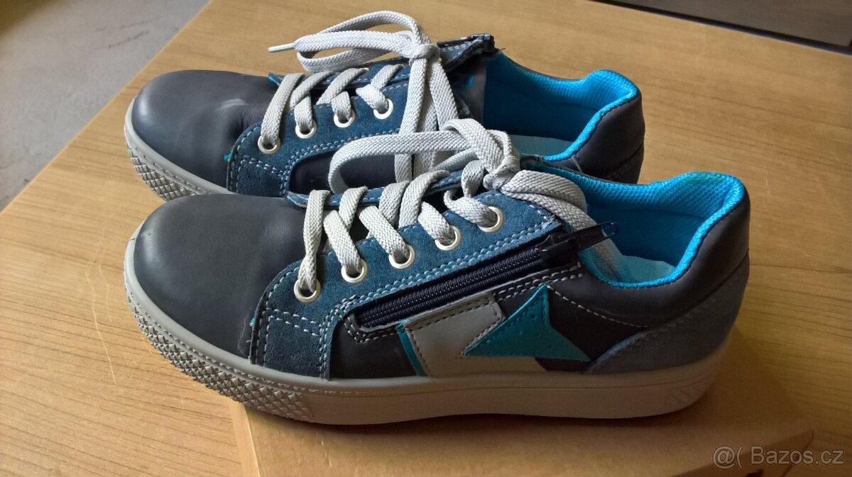 Jarní/podzimní kožené boty Baťa, vel. 33 - 3