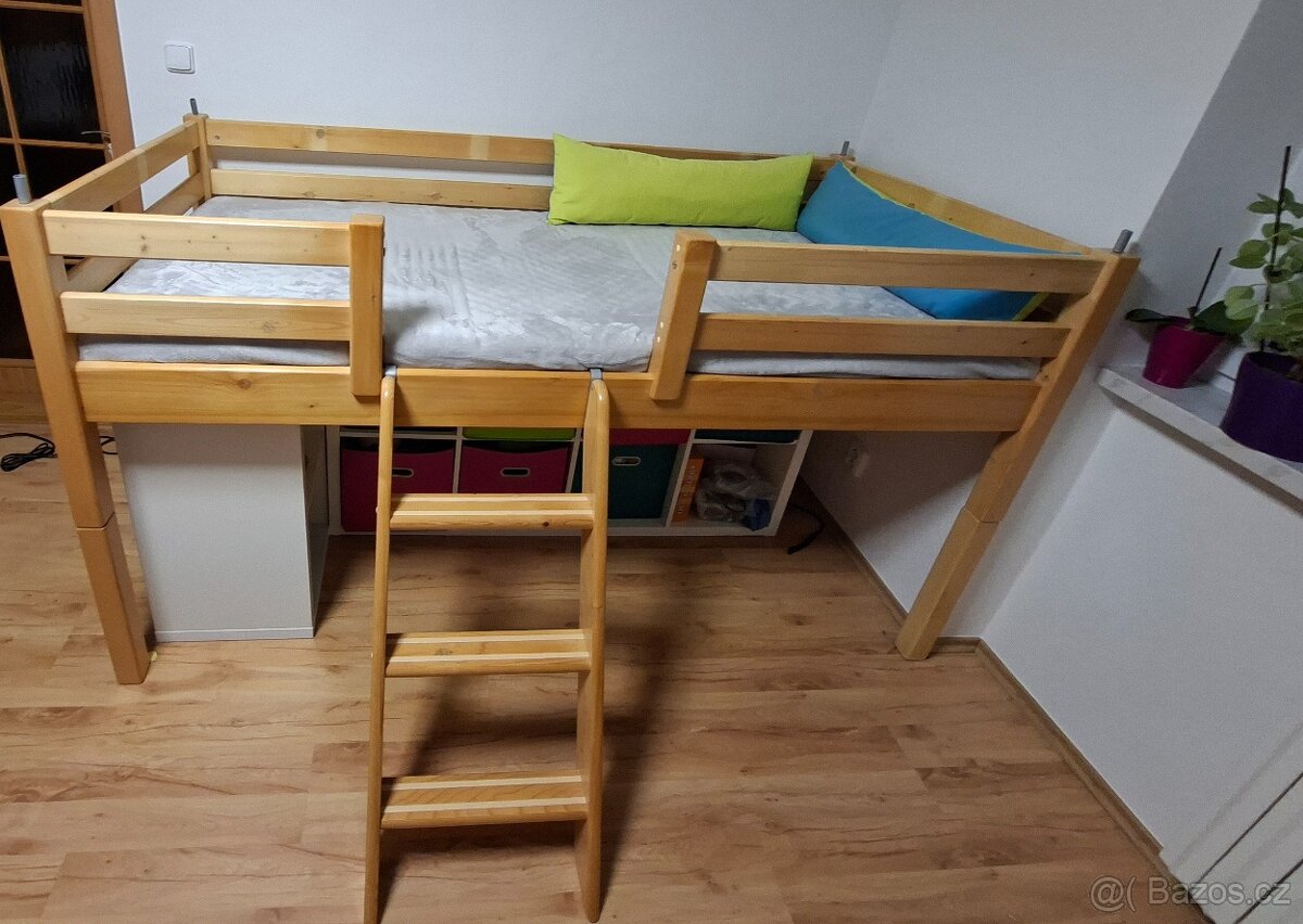 Zvýšené jednolůžko-postel Domino - 3