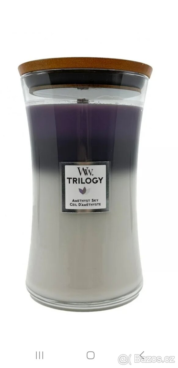 Svíčka wood wick trilogy - 3