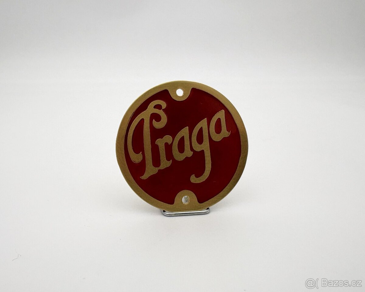 Znak Praga 45 mm – mosazný středový znak - 3