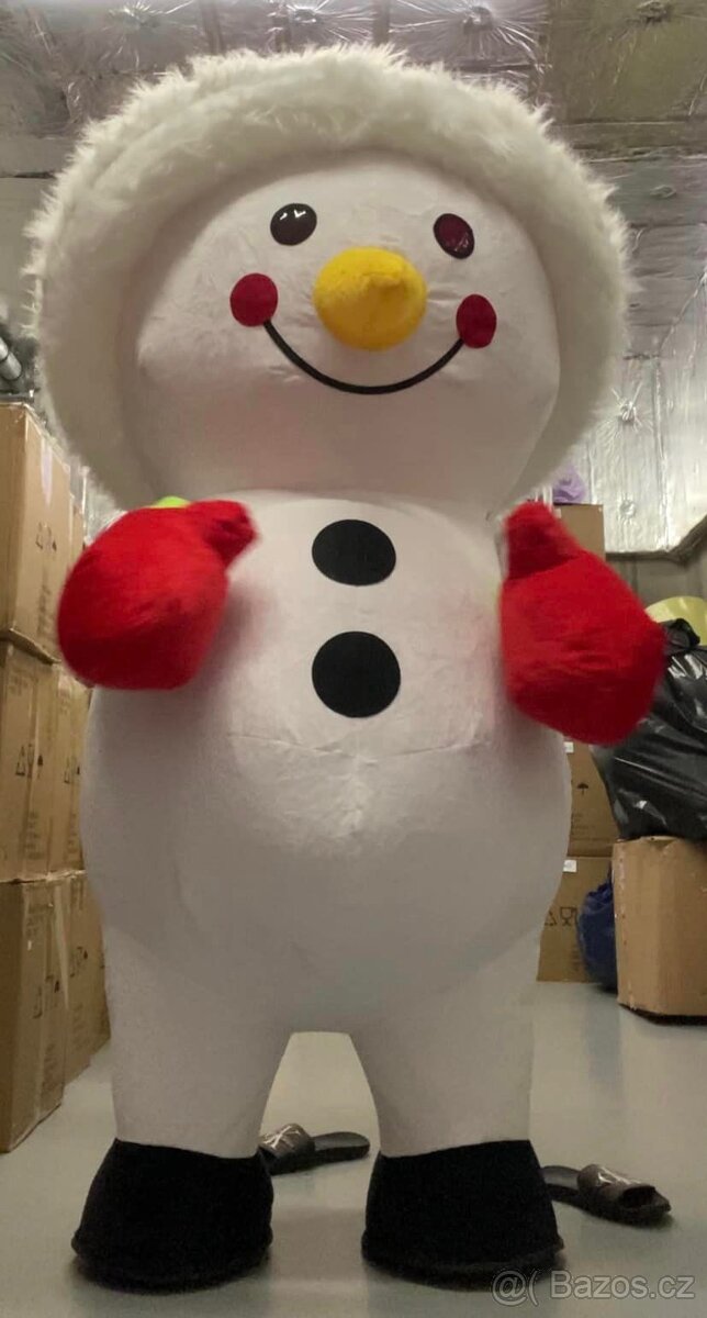 Maskot sněhulák - 3
