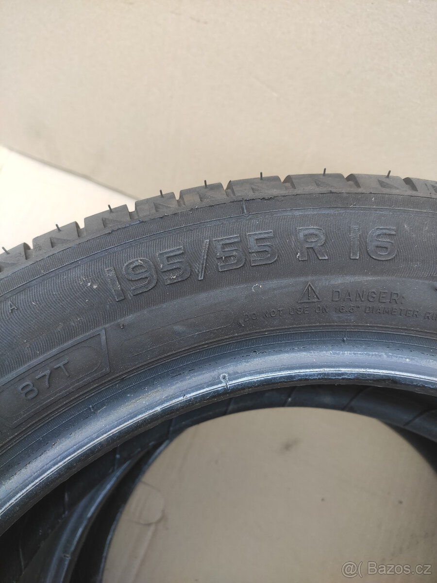PNEU LETNÍ MICHELIN ENERGY 195/55/16 - 7mm - 4kusy - 3