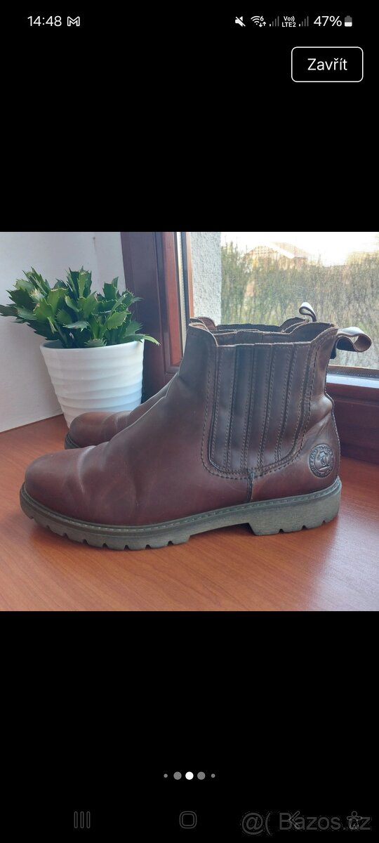 Kožené boty Panama Jack vel.45 - 3