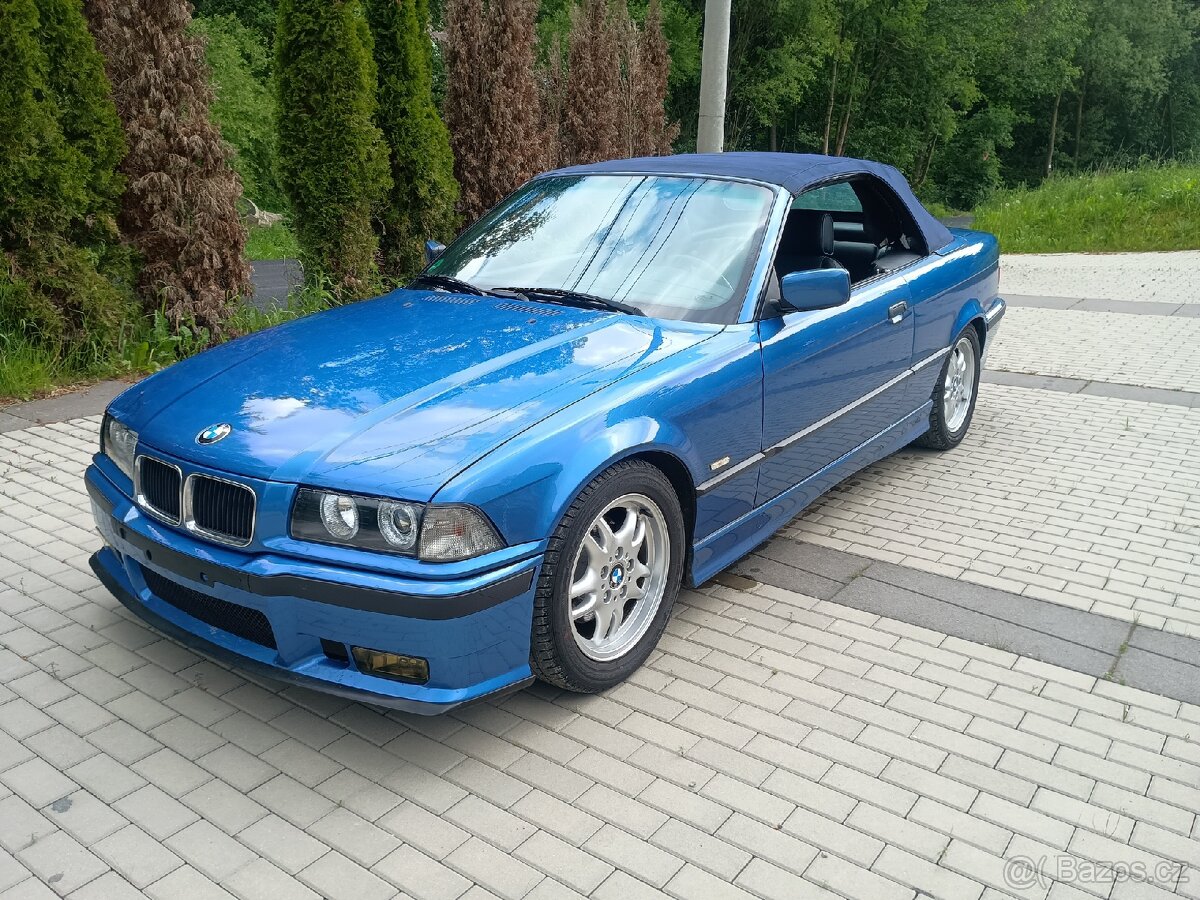 BMW E36 Cabrio 318i Idvidual mpaket Estorilblau - 3