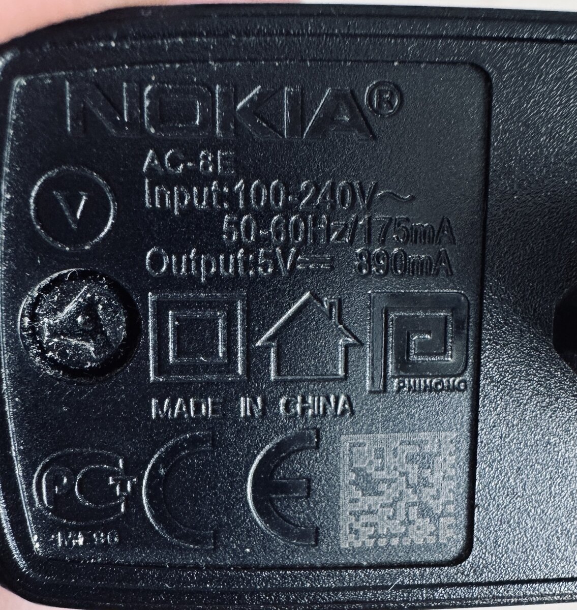 Nokia 2x nabíječka - tenká , AC-8E - 3