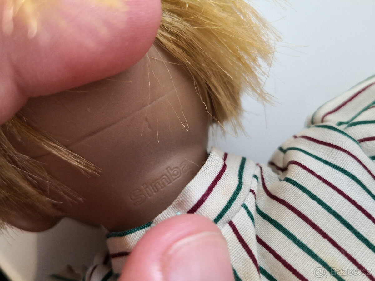 Stará zberateľská bábika chlapec SIMBA 26cm - 3