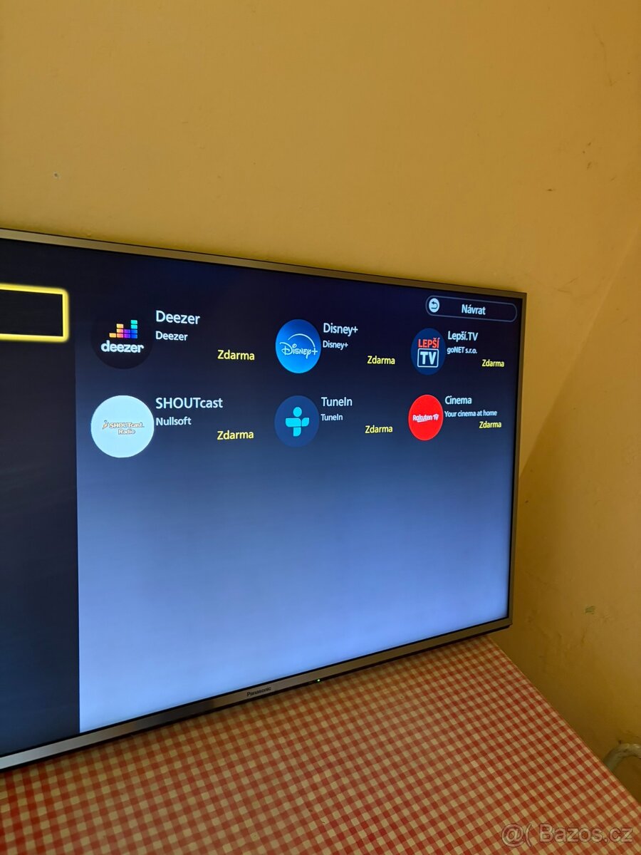 4K Smart Televize Panasonic TX-49EX613E - 123 cm - Wifi - T2 - 3
