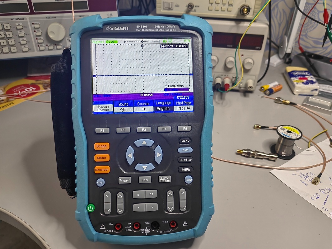 Siglent SHS 806 osciloskop 2x 60 MHz + multimetr - 3
