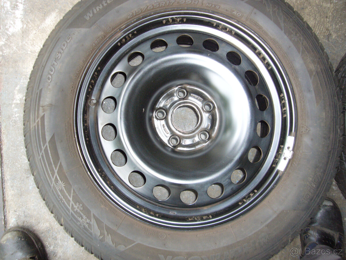 ZIMNÍ KOLA AUDI Q3-VW TIGUAN-Š.KODIAQ 17" 5x112 6,5" et-33 - 3