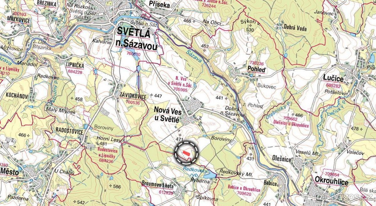 Zemědělská půda, prodej, Nová Ves u Světlé, Havlíčkův Brod - 3