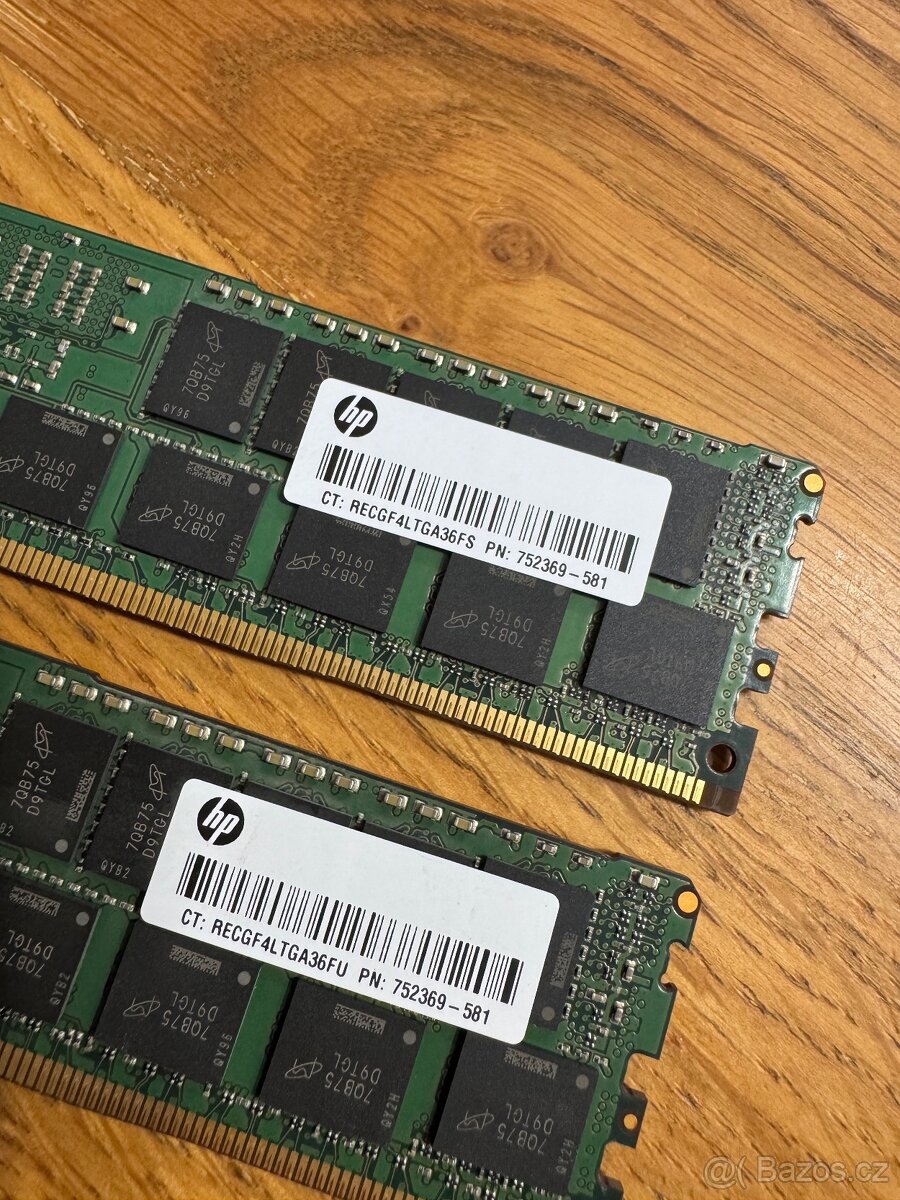 DDR4 paměti 2x16GB, registered ECC - 3