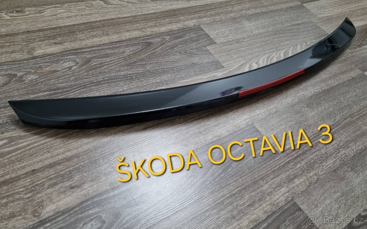 SKODA OCTAVIA 3 spoiler kridlo lipko na kufor - 3