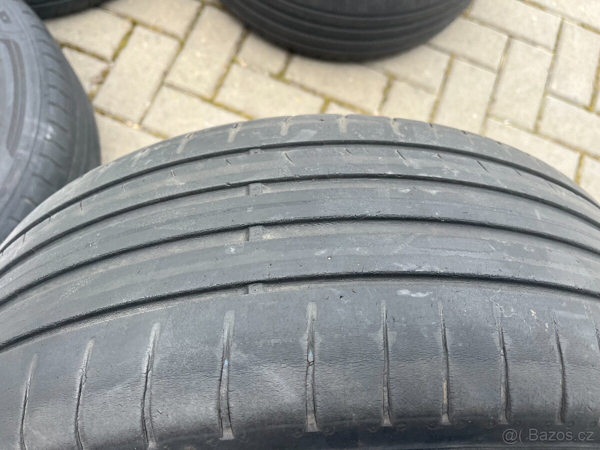 4x litá kola BORBET 4x98 R16, letní pneu 50 % - 3