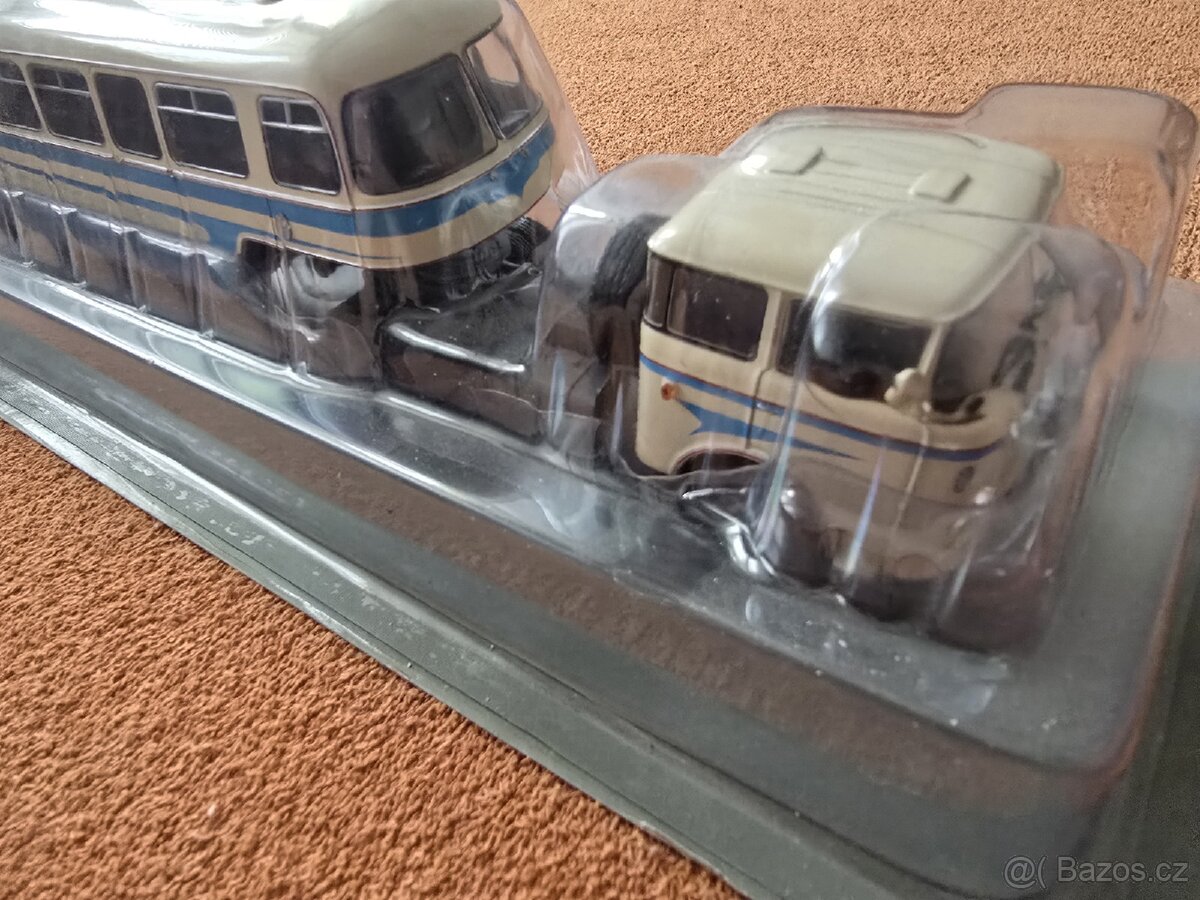 Model Škoda 706 RTTN + Karosa NO 80 1:43 - 3