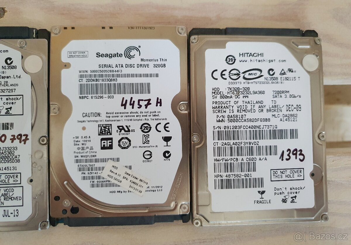 5x 320gb sata hdd do bez vadných sektorů - 3