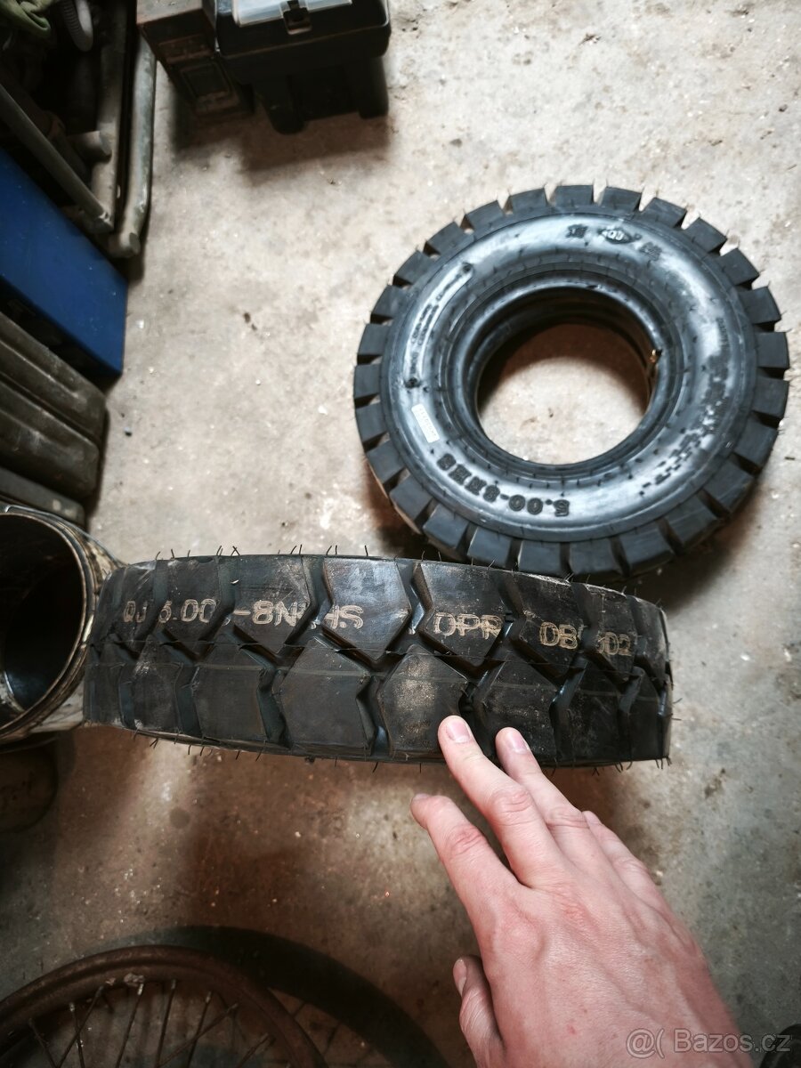 Nové pneumatiky 5.00-8 - 3