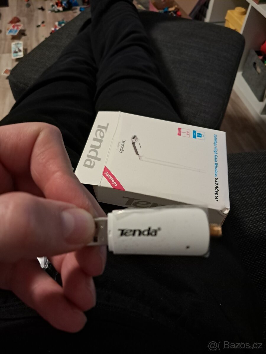 Wi-Fi adaptér Tenda U1 Wireless-N (U1) bílý - 3