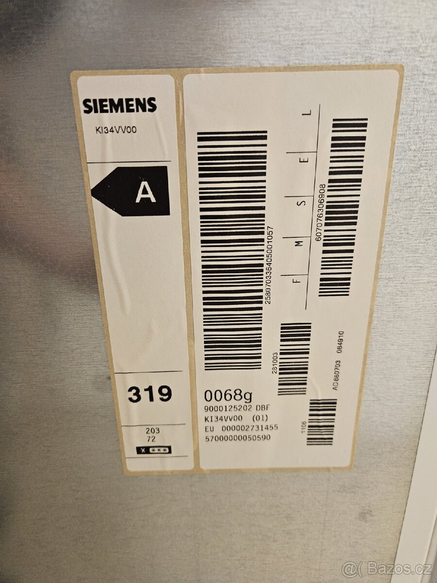 Vestavěná lednice SIEMENS - 3