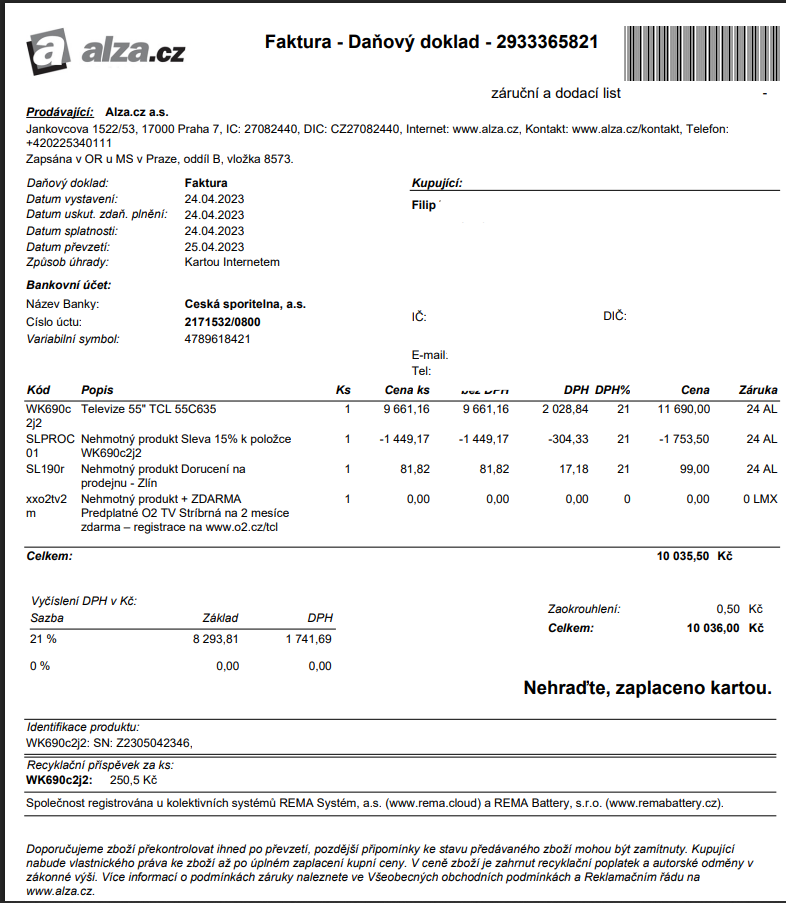 TCL 55C635+3 roky záruky. - 3