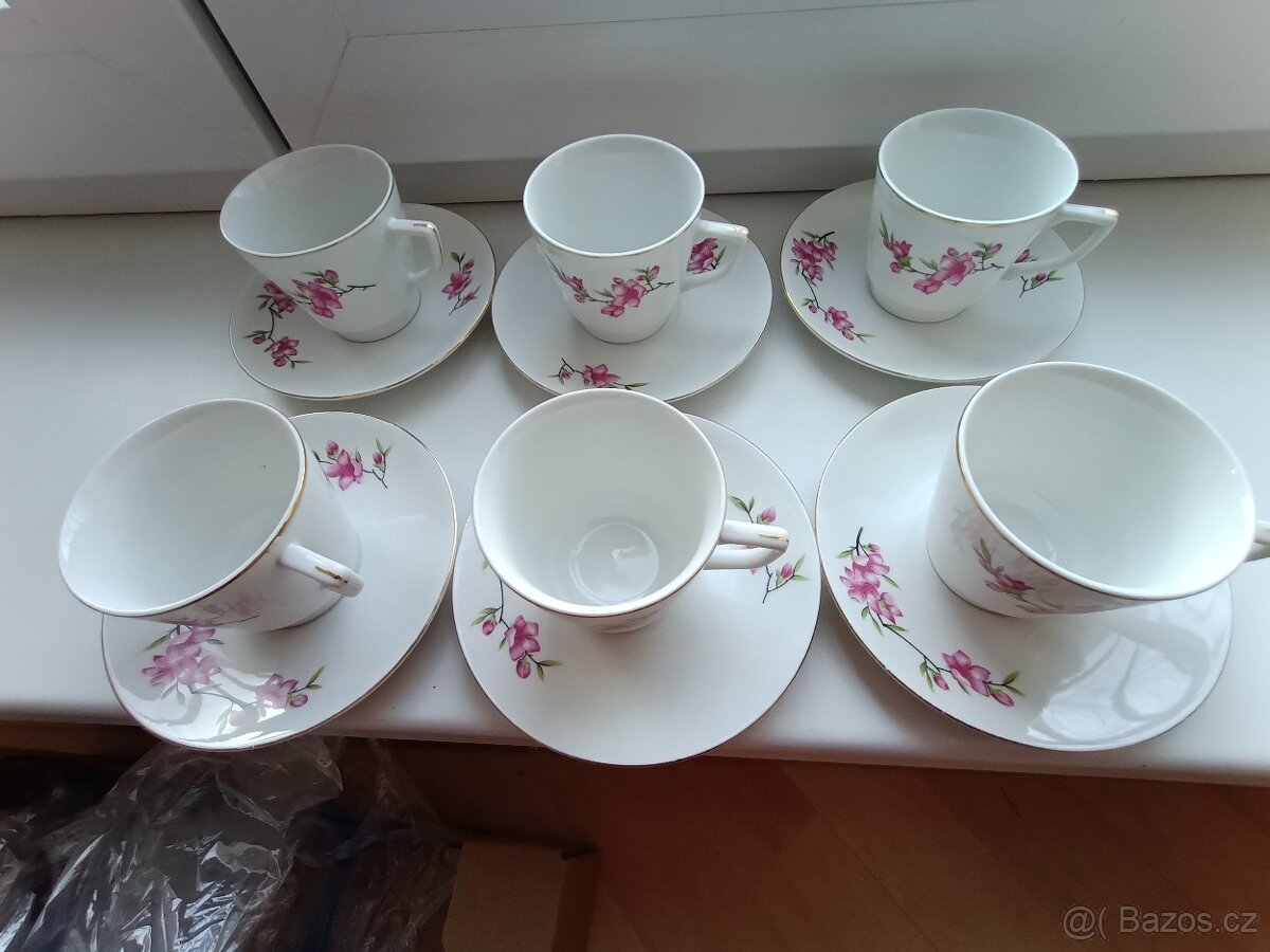 Sada šálků porcelán Čína - 3