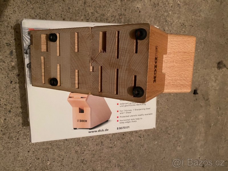 Dřevěný blok na nože Dick - 3