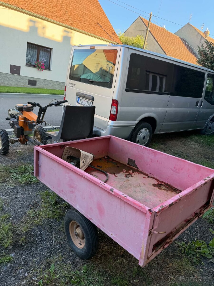 Fortschritt E930/E931 Simson + sklápěcí vozík + sekací lišta - 3