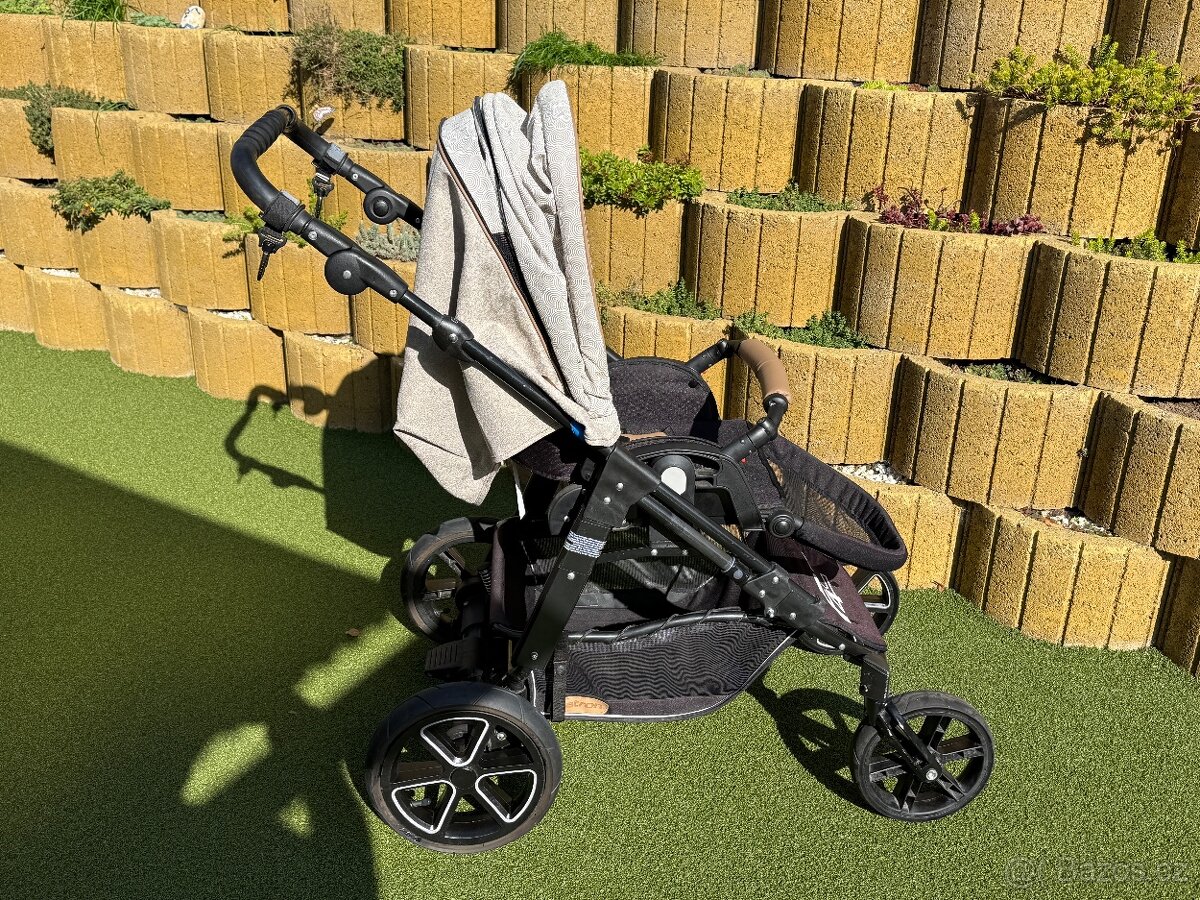 Kočárek Patron F4C dvoj kombinace + Cybex skládací - 3
