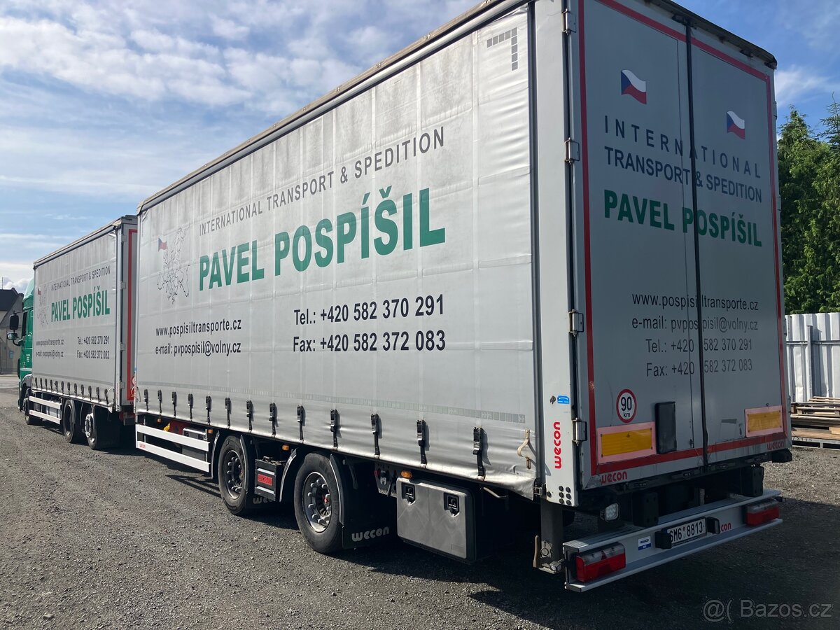 DAF XF 480 vyrobeno 2018 + vlek Wecon - 3