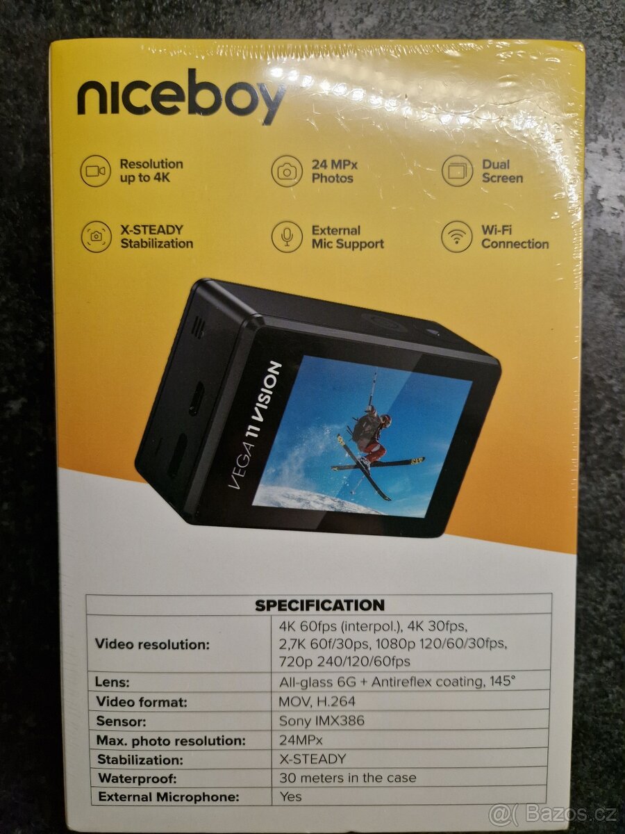 Akční kamera Niceboy vega 11 vision nová sleva - 3